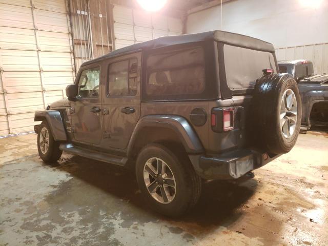 1C4HJXEN6JW329670 - 2018 JEEP WRANGLER U SAHARA GRAY photo 2