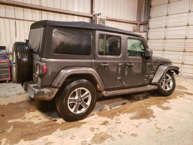 1C4HJXEN6JW329670 - 2018 JEEP WRANGLER U SAHARA GRAY photo 3
