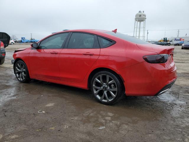 1C3CCCBG8GN147586 - 2016 CHRYSLER 200 S RED photo 2