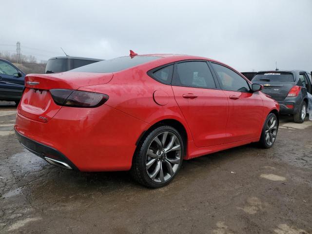 1C3CCCBG8GN147586 - 2016 CHRYSLER 200 S RED photo 3