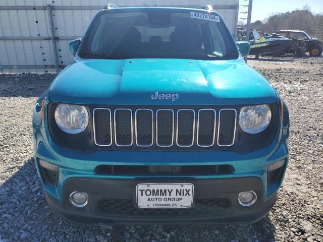 ZACNJCBB0MPN29061 - 2021 JEEP RENEGADE LATITUDE TURQUOISE photo 5