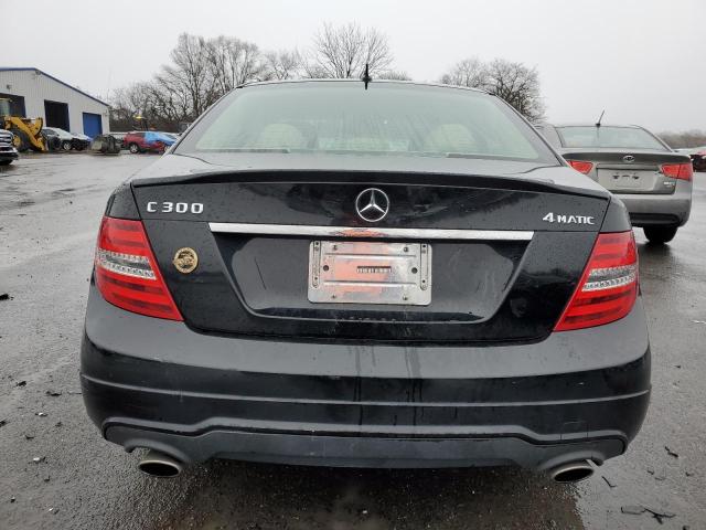 WDDGF8AB3DR241876 - 2013 MERCEDES-BENZ C 300 4MATIC BLACK photo 6