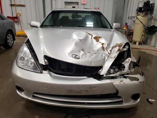 JTHBA30G755064212 - 2005 LEXUS ES 330 SILVER photo 5