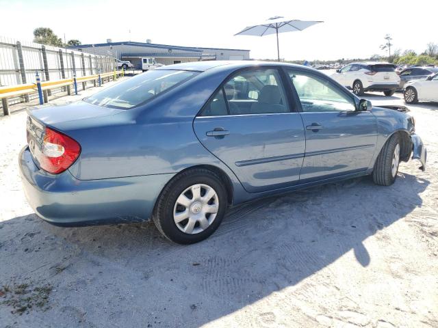 4T1BE32K74U804333 - 2004 TOYOTA CAMRY LE BLUE photo 3