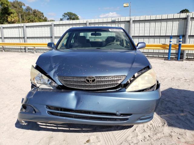 4T1BE32K74U804333 - 2004 TOYOTA CAMRY LE BLUE photo 5