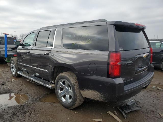 1GNSKHKC4HR199965 - 2017 CHEVROLET SUBURBAN K1500 LT GRAY photo 2