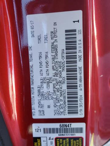 5TFRX5GN0HX087631 - 2017 TOYOTA TACOMA ACCESS CAB Қызыл фото 12