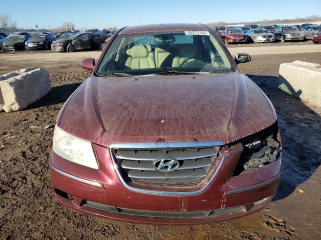 5NPEU46C79H568653 - 2009 HYUNDAI SONATA SE BURGUNDY photo 5