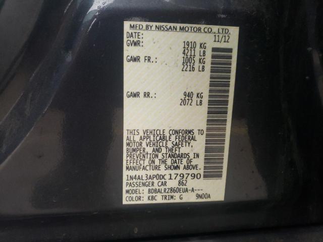 1N4AL3AP0DC179790 - 2013 NISSAN ALTIMA 2.5 GRAY photo 12