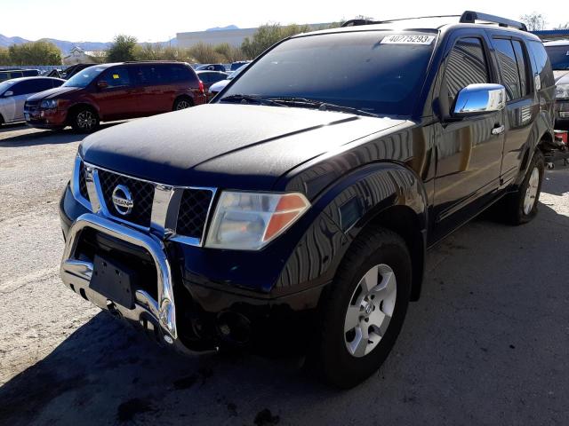 5N1AR18W35C731001 - 2005 NISSAN PATHFINDER LE შავი ფოტო 1