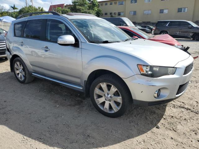 JA4AS3AW8AZ007305 - 2010 MITSUBISHI OUTLANDER SE SILVER photo 4