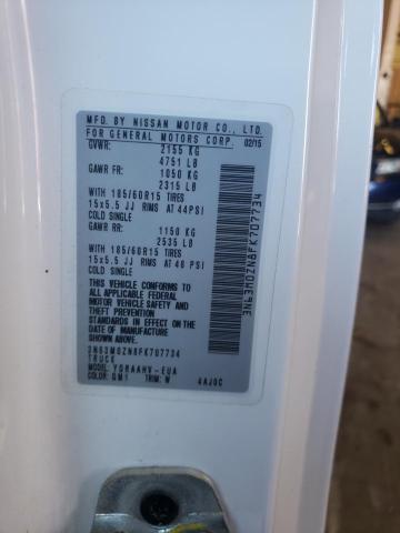 3N63M0ZN8FK707734 - 2015 CHEVROLET CITY EXPRE LT 白色 照片 12