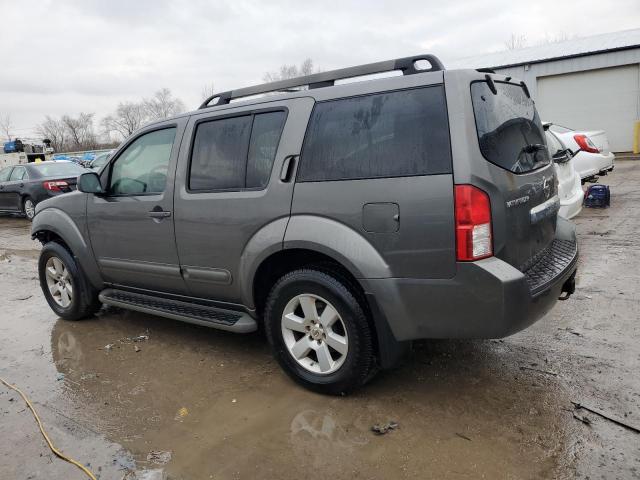 5N1AR18B88C624687 - 2008 NISSAN PATHFINDER S GRAY photo 2