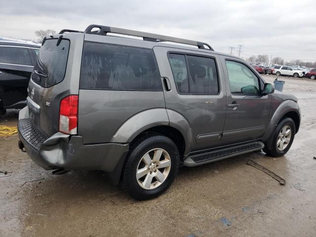 5N1AR18B88C624687 - 2008 NISSAN PATHFINDER S GRAY photo 3