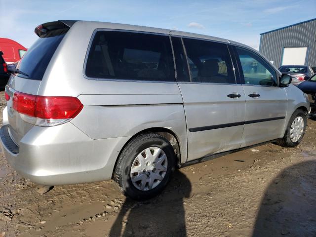 5FNRL38218B025749 - 2008 HONDA ODYSSEY LX SILVER photo 3