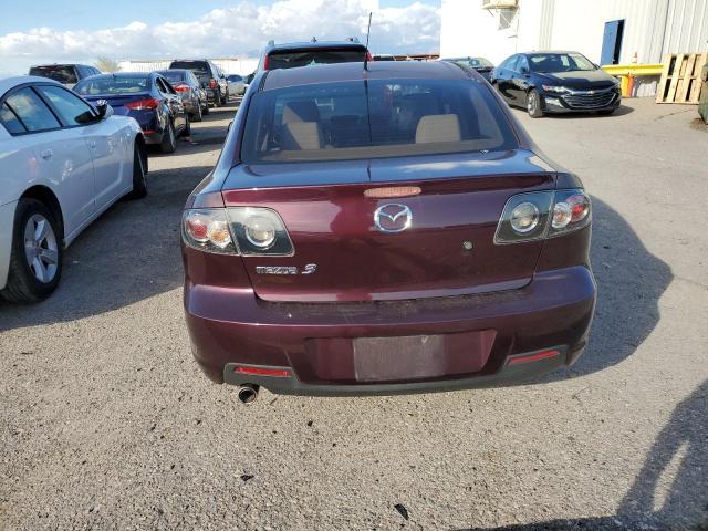 JM1BK32F471705555 - 2007 MAZDA 3 I MAROON photo 6