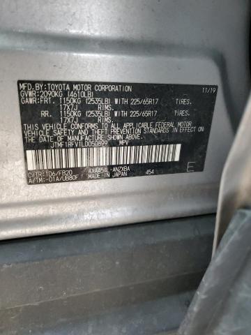 JTMF1RFV1LD050899 - 2020 TOYOTA RAV4 LE SILVER photo 12