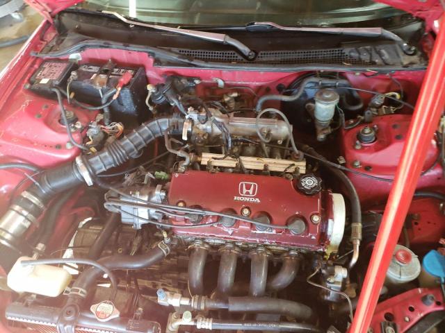 JHMEH6240TS001741 - 1996 HONDA CIVIC DEL SOL S RED photo 11