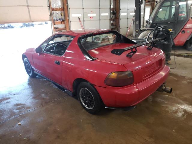 JHMEH6240TS001741 - 1996 HONDA CIVIC DEL SOL S RED photo 2