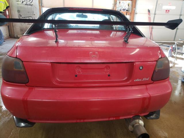 JHMEH6240TS001741 - 1996 HONDA CIVIC DEL SOL S RED photo 6