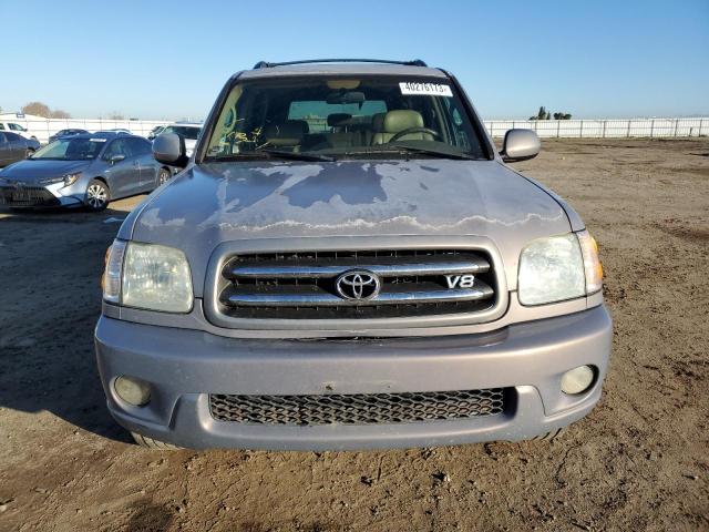 5TDZT38A11S029762 - 2001 TOYOTA SEQUOIA LI GRAY photo 5