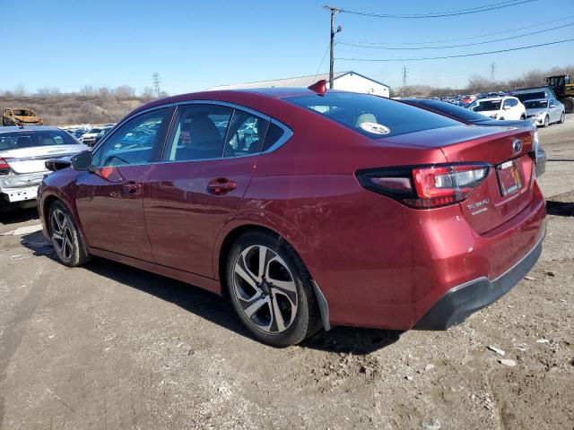 4S3BWAN61L3014485 - 2020 SUBARU LEGACY LIMITED RED photo 2