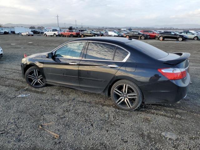 1HGCR3F86DA012298 - 2013 HONDA ACCORD EXL BLACK photo 2