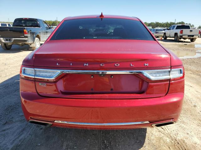 1LN6L9PK1L5602714 - 2020 LINCOLN CONTINENTA RED photo 6