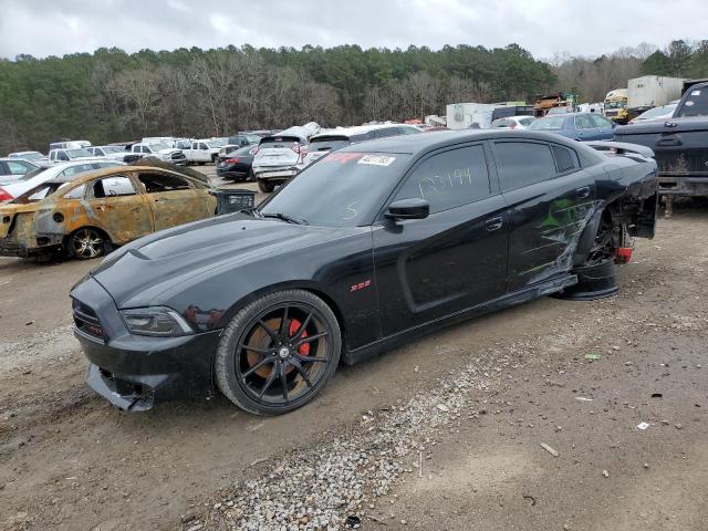 2C3CDXEJ8EH144821 - 2014 DODGE CHARGER SRT-8 BLACK photo 1