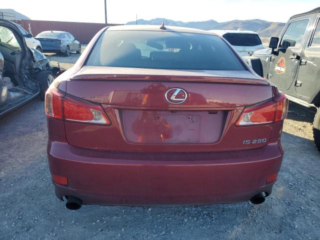 JTHBF5C29B2101884 - 2011 LEXUS IS 250 BURGUNDY photo 6