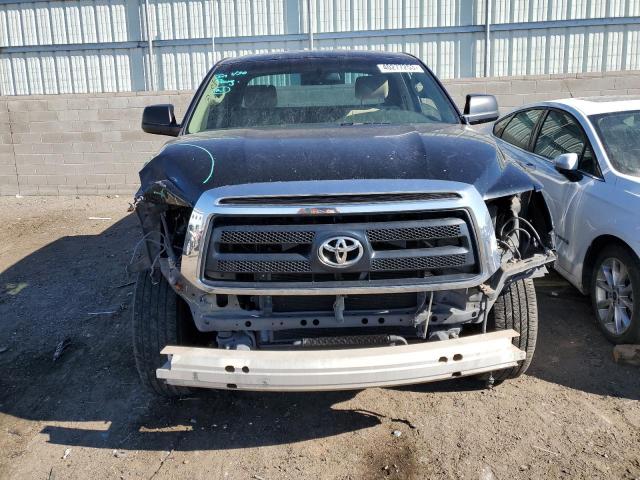 5TFRM5F1XAX009161 - 2010 TOYOTA TUNDRA DOUBLE CAB SR5 BLACK photo 5