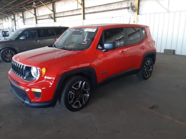 ZACNJAAB1LPL87369 - 2020 JEEP RENEGADE SPORT Կարմիր լուսանկար 1