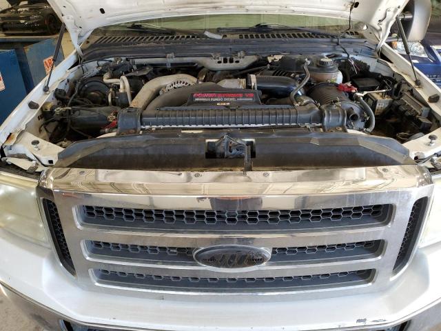 1FTWX31P25EB70308 - 2005 FORD F350 SRW SUPER DUTY WHITE photo 11