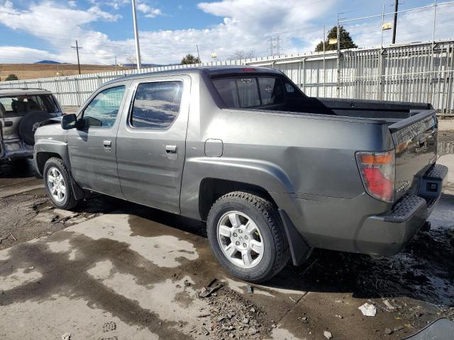 2HJYK16437H541087 - 2007 HONDA RIDGELINE RTS CHARCOAL photo 2