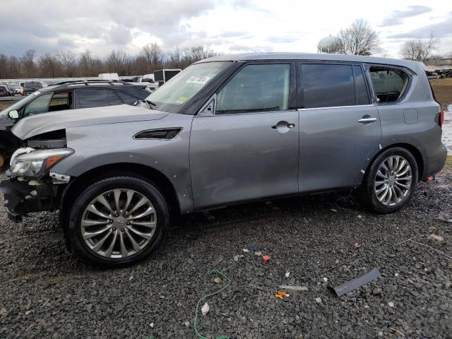 JN8AZ2NC2H9430066 - 2017 INFINITI QX80 BASE GRAY photo 1