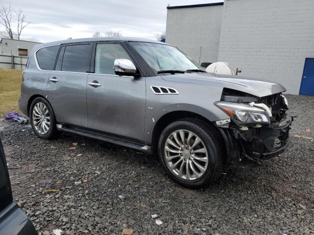 JN8AZ2NC2H9430066 - 2017 INFINITI QX80 BASE GRAY photo 4