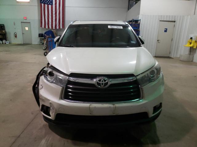 5TDKKRFH9GS501786 - 2016 TOYOTA HIGHLANDER XLE 白色 照片 5