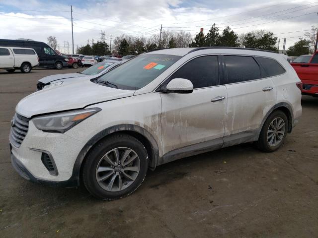 KM8SMDHF3HU246053 - 2017 HYUNDAI SANTA FE SE WHITE photo 1