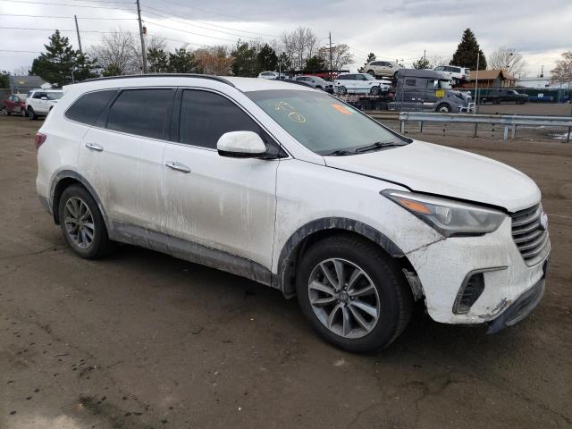 KM8SMDHF3HU246053 - 2017 HYUNDAI SANTA FE SE WHITE photo 4