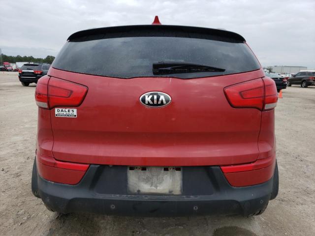 KNDPB3AC1E7619899 - 2014 KIA SPORTAGE BASE RED photo 6