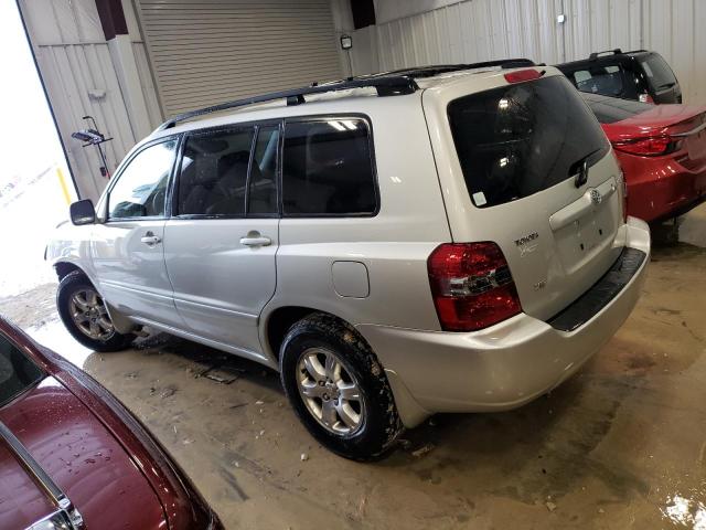 JTEDP21A340005596 - 2004 TOYOTA HIGHLANDER BASE GRAY photo 2