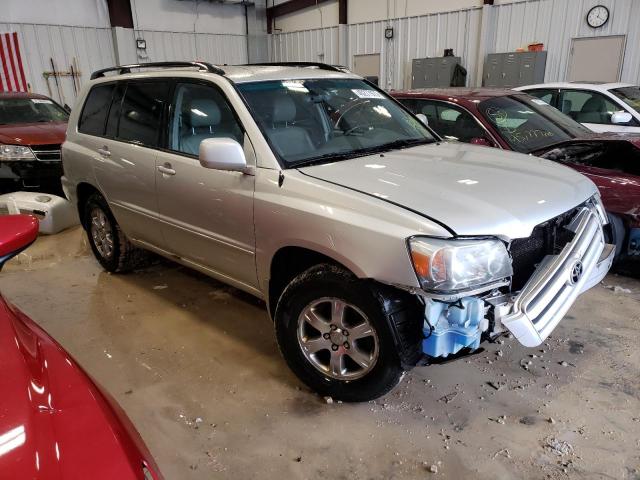 JTEDP21A340005596 - 2004 TOYOTA HIGHLANDER BASE رمادي صورة 4