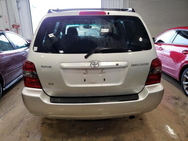JTEDP21A340005596 - 2004 TOYOTA HIGHLANDER BASE رمادي صورة 6
