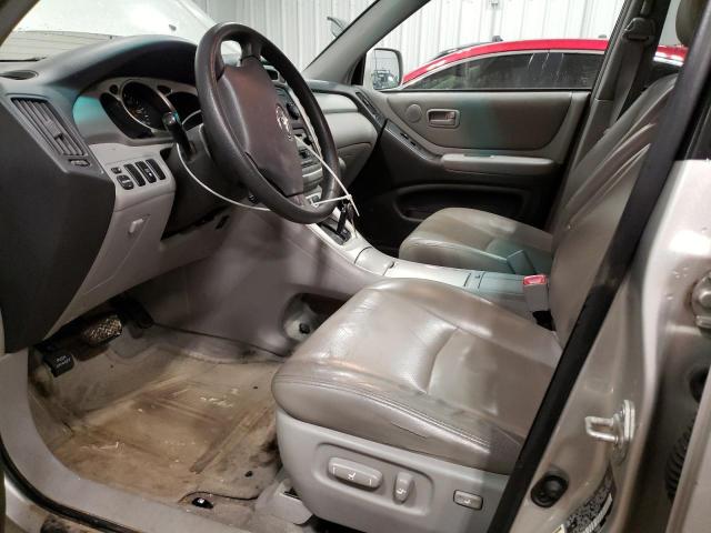 JTEDP21A340005596 - 2004 TOYOTA HIGHLANDER BASE GRAY photo 7