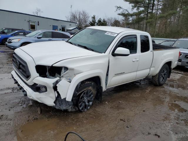 3TYSZ5AN2MT014379 - 2021 TOYOTA TACOMA ACCESS CAB WHITE photo 1