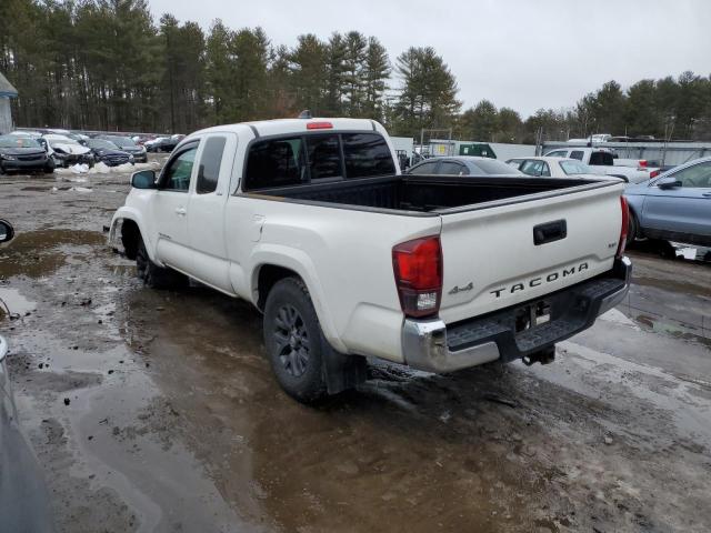 3TYSZ5AN2MT014379 - 2021 TOYOTA TACOMA ACCESS CAB WHITE photo 2