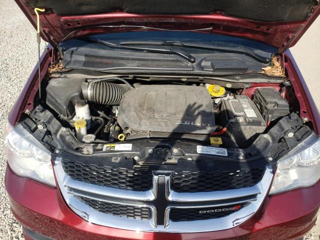 2C4RDGCG9JR264208 - 2018 DODGE GRAND CARA SXT RED photo 12