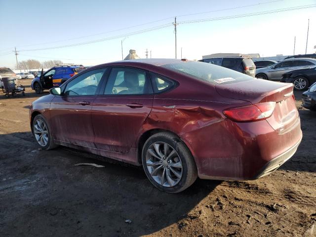 1C3CCCDG6FN530258 - 2015 CHRYSLER 200 S MAROON photo 2