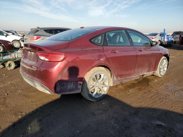 1C3CCCDG6FN530258 - 2015 CHRYSLER 200 S MAROON photo 3