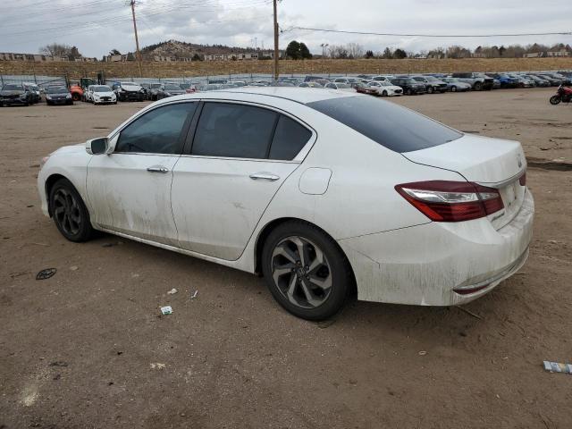 1HGCR2F76GA007477 - 2016 HONDA ACCORD EX WHITE photo 2